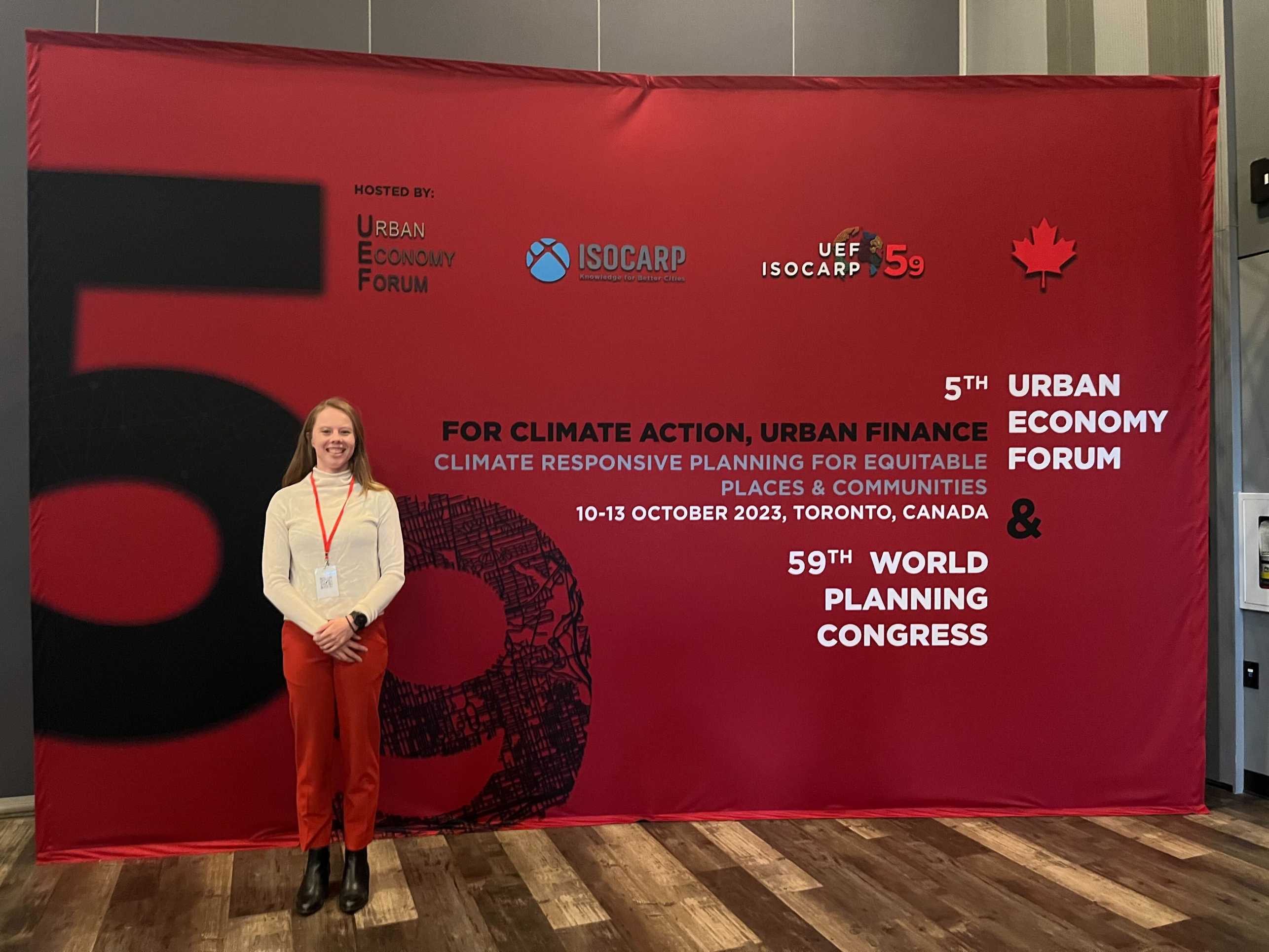 Kate at World Planning Congress and Urban Economy Forum